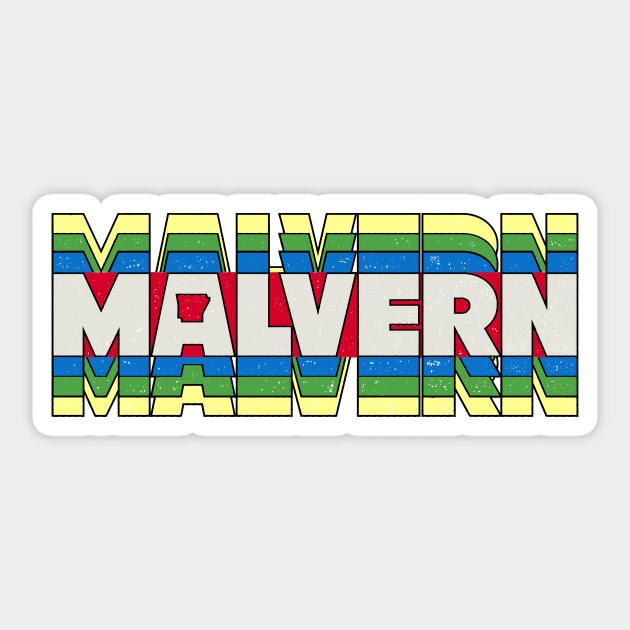 Malvern Classic Stack Sticker by rt-shirts